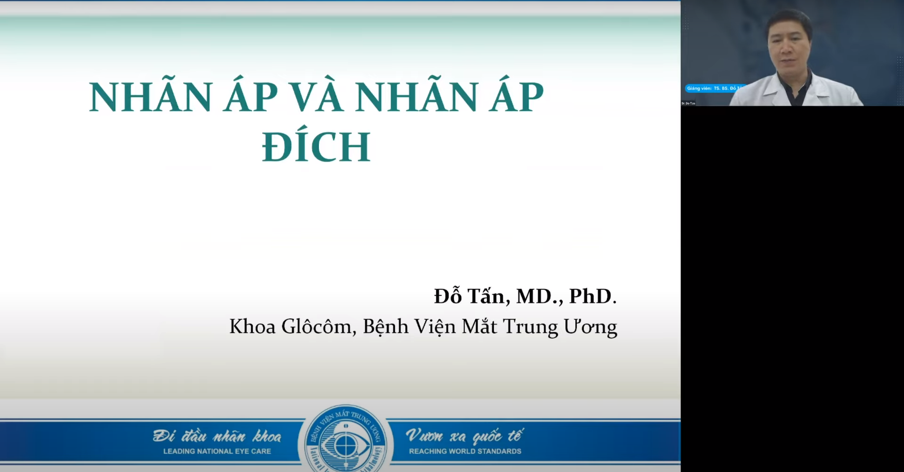 Nhãn áp và Nhãn áp đích trong điều trị Glôcôm